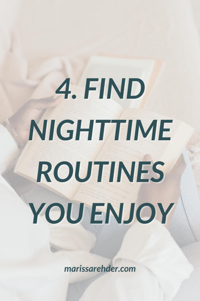 nighttime routines