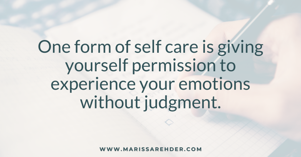 emotional self care