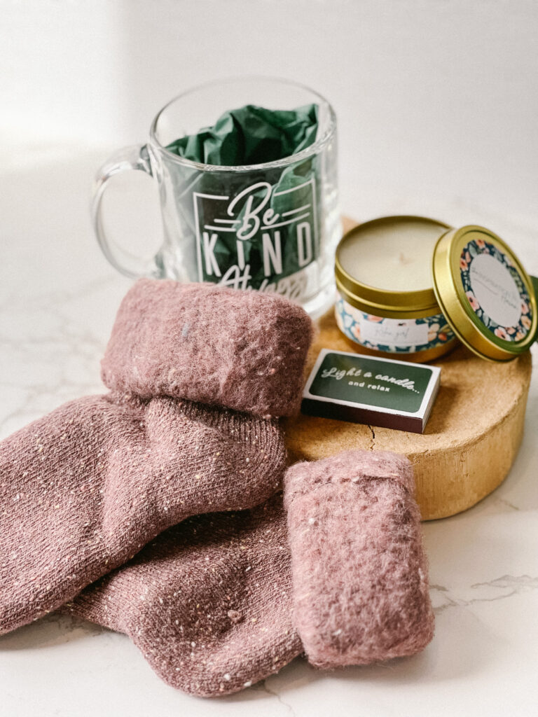 Warm & Cozy Mug & Socks Gift Set